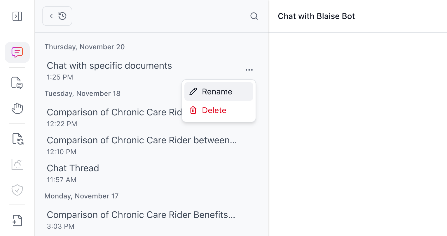 Rename thread option